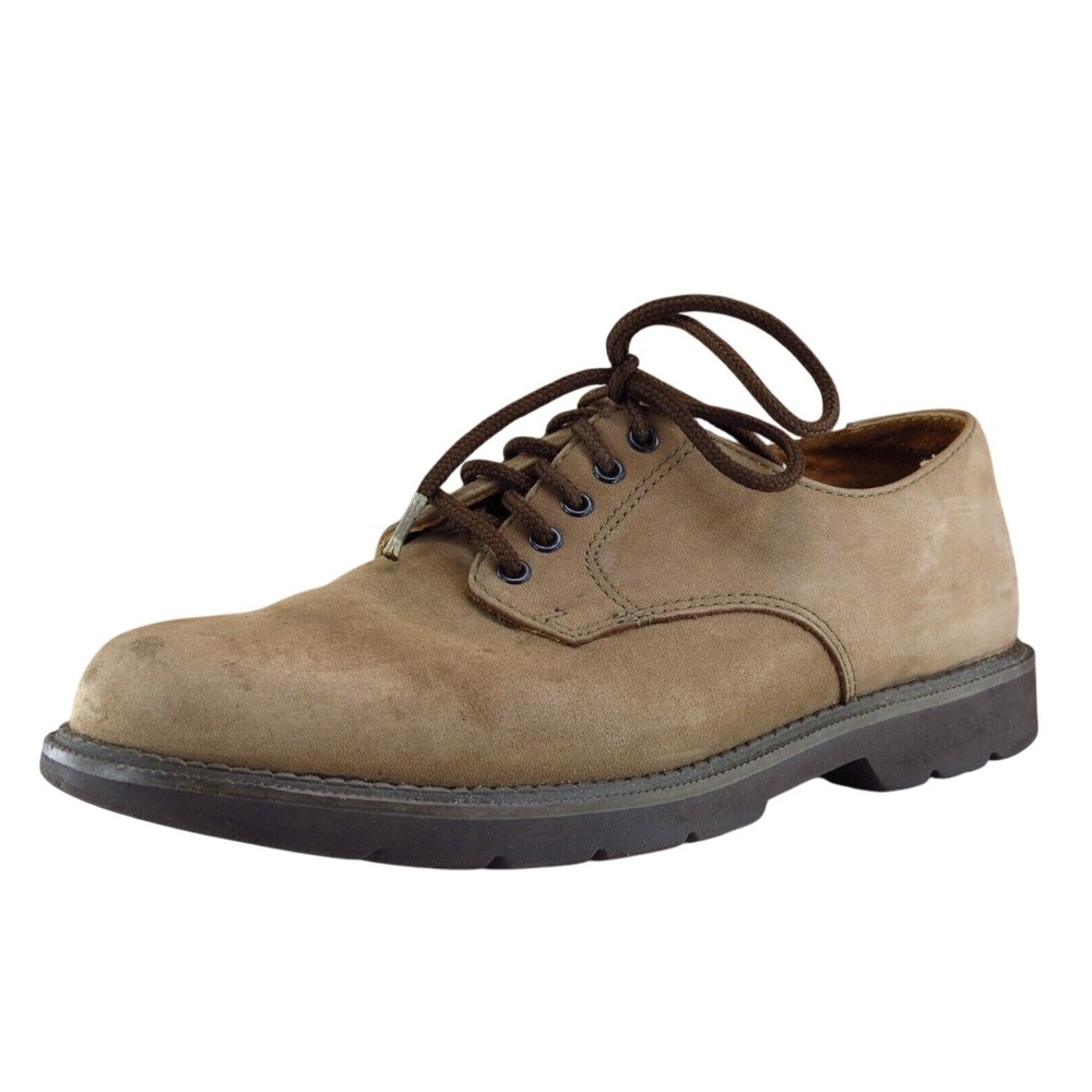 Rockport Sz 9 Narrow Derby Oxfords Brown Leather Men Lace Up